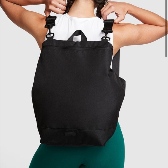 Victoria's Secret Bags Victorias Secret Black Convertible Backpack